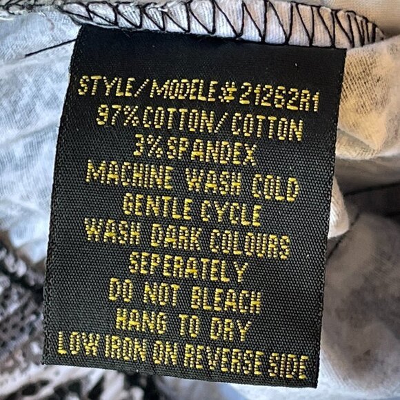 TAXI Junior's Snakeskin Ankle Jeggings Button Fly Elastic Paper Bag Waist  Large - Picture 8 of 8